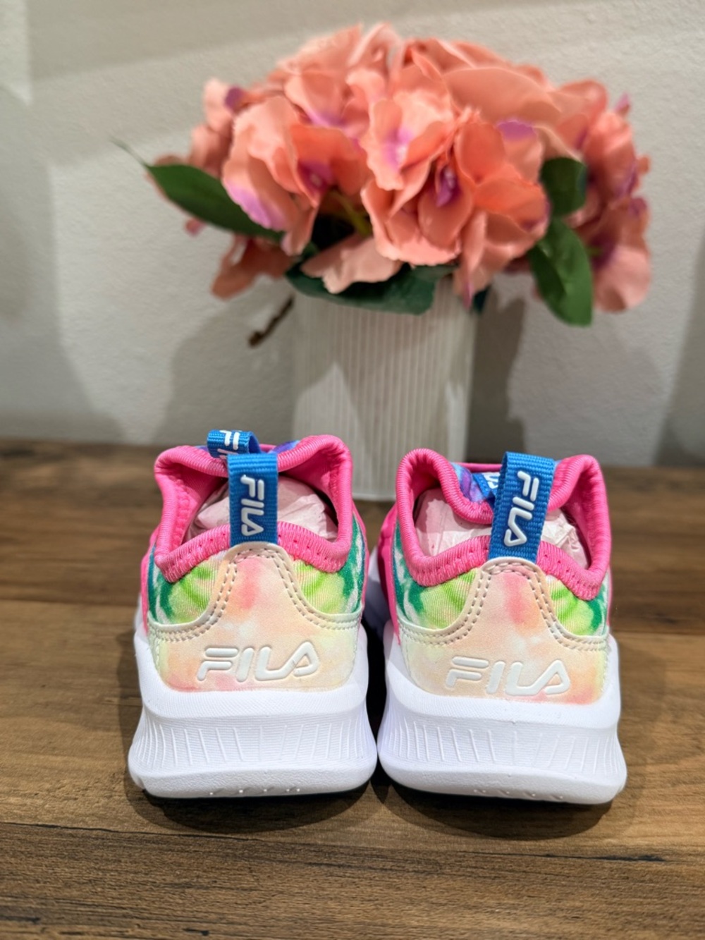 FILA Landbuzzer Little & Big Girls Running Shoes in multi white size 6 infants - Picture 3 of 7